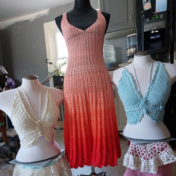 Handmade crochet summer clothing - Picture 3 of 16